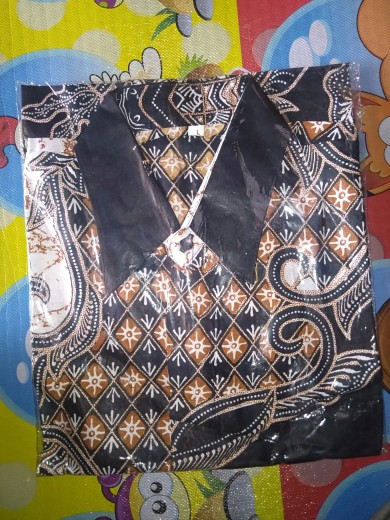 Nailo Batik Hrb026 Kenongo Kemeja Tosca Pendek Pekalongan Padi M L Xl Sogan Tulis Halus Kemeja Batik