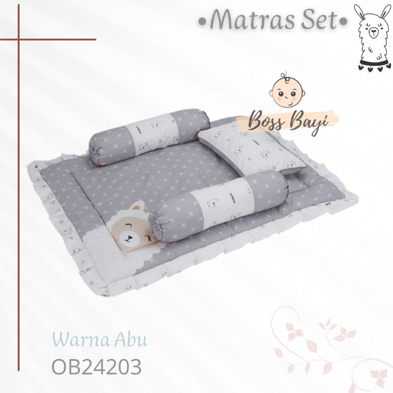 OMILAND - Matras Set / Alas Tidur Bayi Bantal Guling Set Alpaca Series