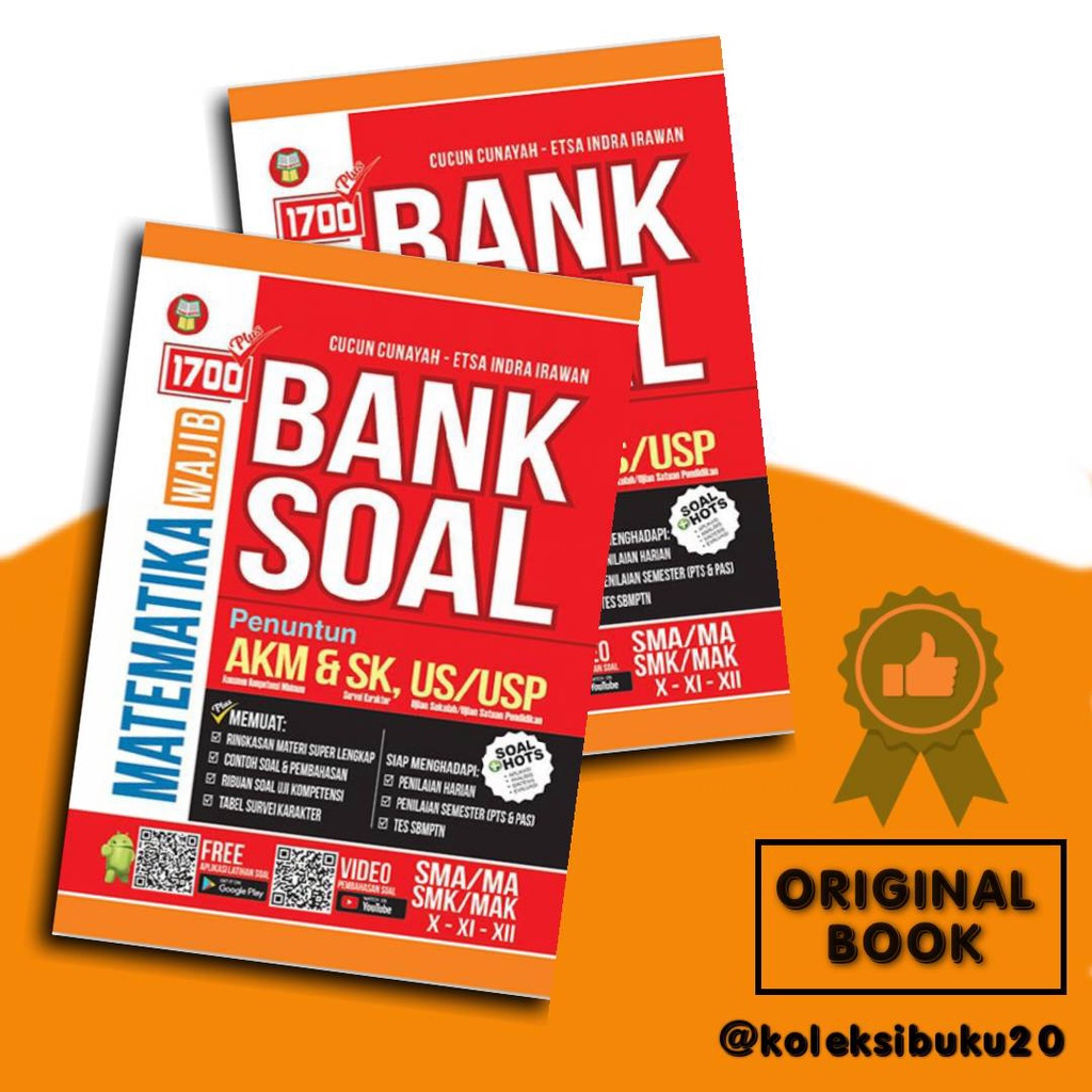 BUKU SMA 1700 PLUS BANK SOAL MATEMATIKA WAJIB