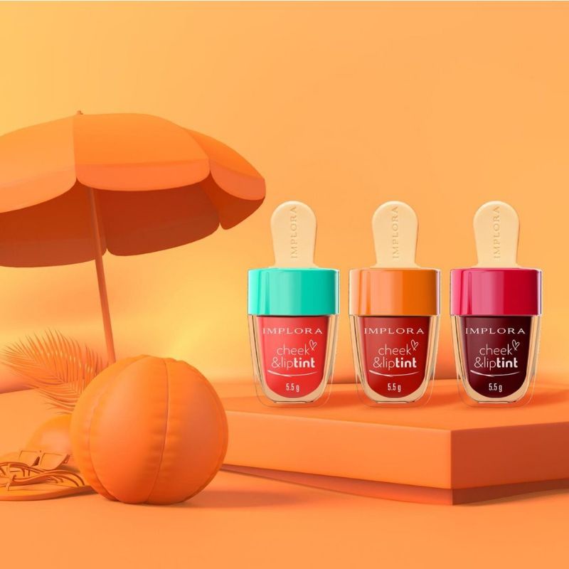 Implora Cheek &amp; Lip Tint Liptint Original BPOM