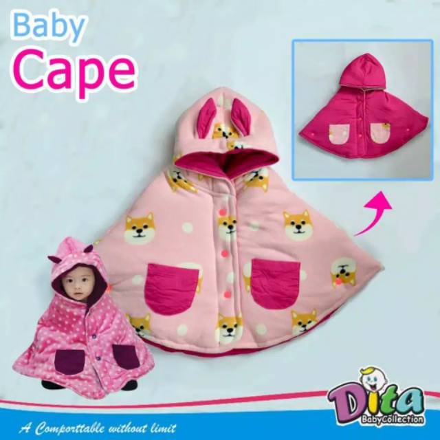 Selimut Babycape Dita , Selimut Babycape Bolak - Balik Dita , Jaket Selimut Bayi