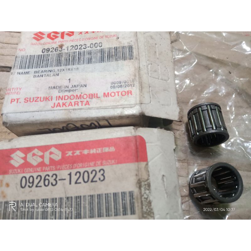 bearing laher klaher bambu pen pin piston stang setang seher atas Suzuki rc80 rc100 rc110 rc 80 100 