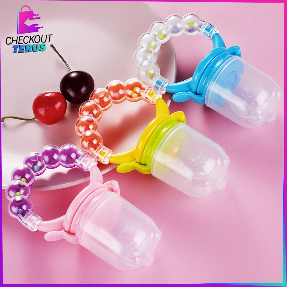 CT C44 45 Dot Buah Bayi Baby Fruit Feeder Rattle Teether Empeng Dot Buah Anak Bayi Mainan Gigitan Bayi Dot Baby