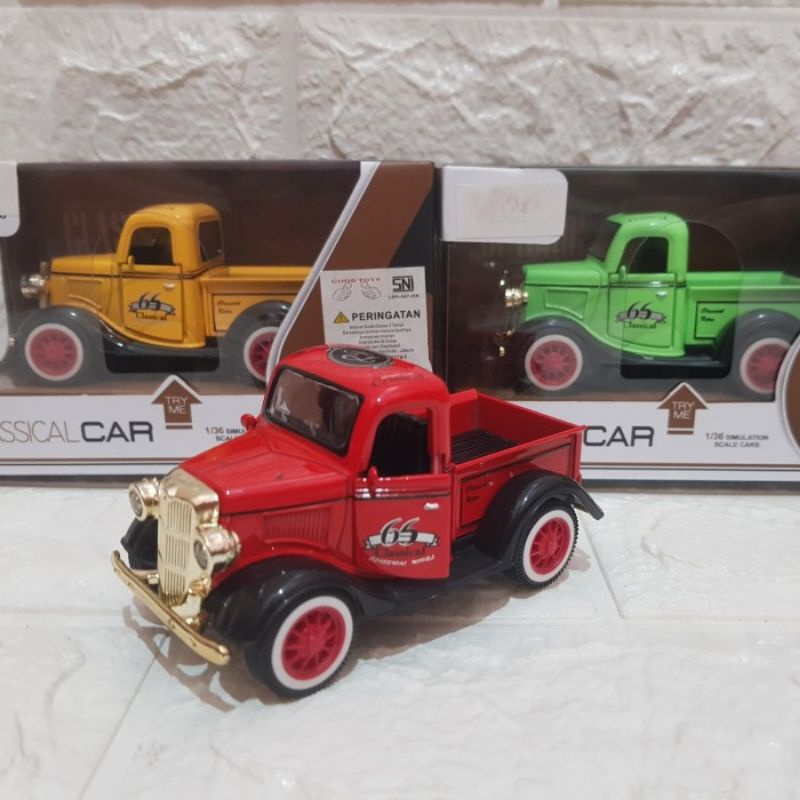 Mainan Diecast Mobil Klasik Ford 1937 - Diecast Mobil Pickup Klasik