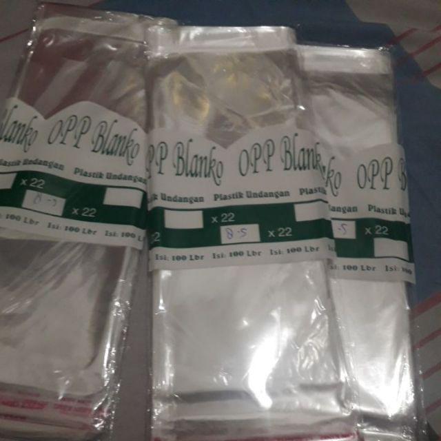 Plastik Undangan Opp 8.5 X 22