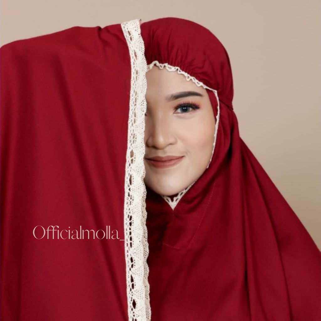 Mukena Dewasa Katun Renda Polos AULIA SERIES