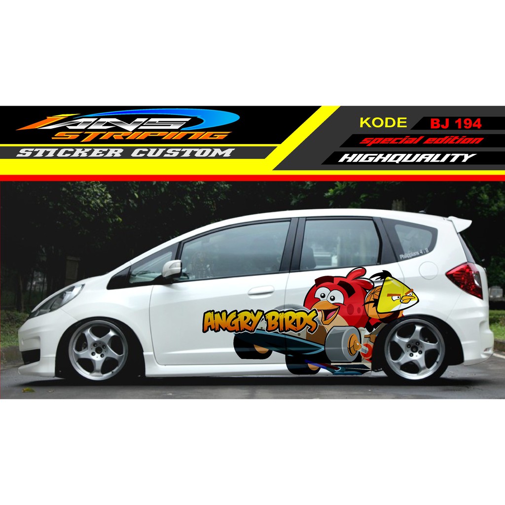 STICKER DECAL MOBIL JAZZ / VARIASI STIKER MOBIL / DECAL STICKER MOBIL / STIKER HONDA JAZZ