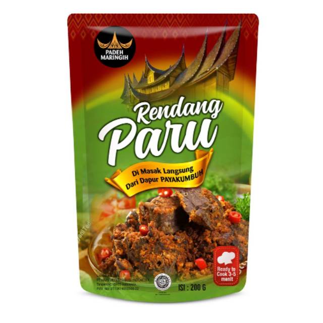 

Rendang Paru Padeh Maringih 200gr