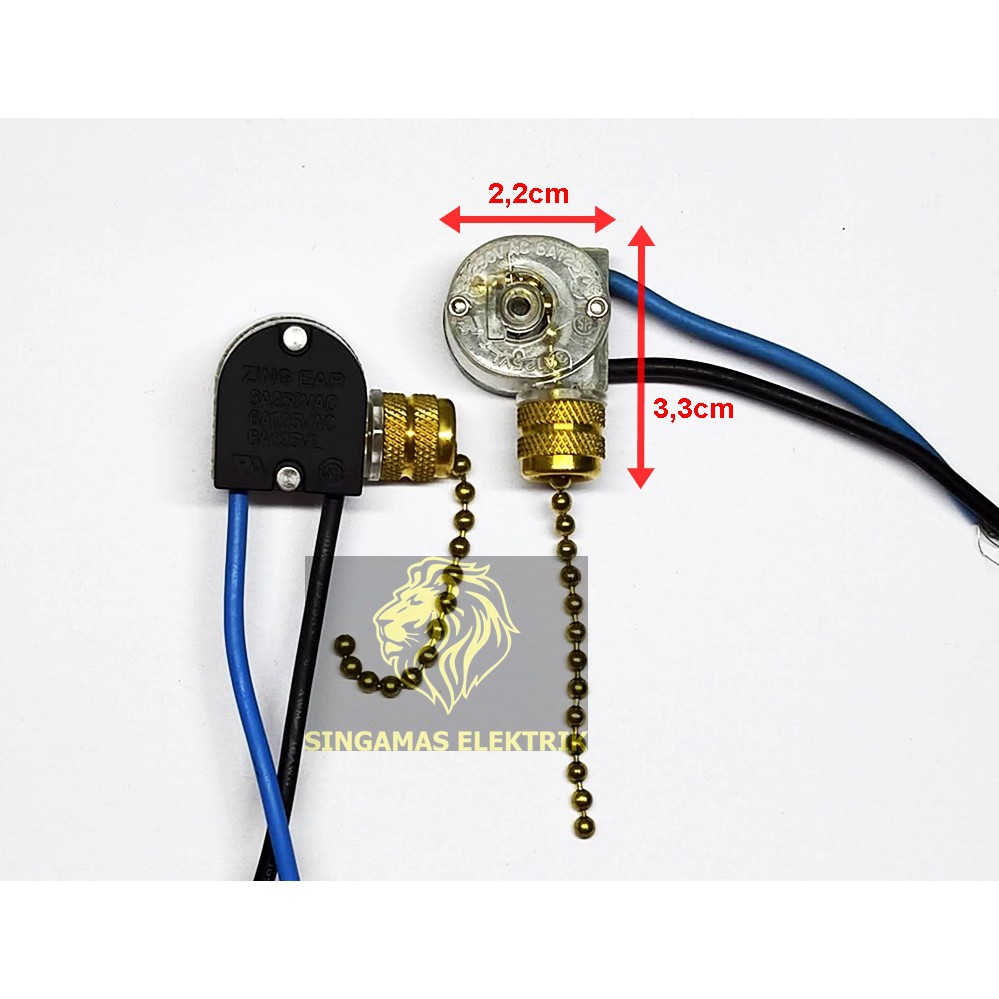 Switch / Saklar tarik Lampu kipas angin gantung Hias Harga ...