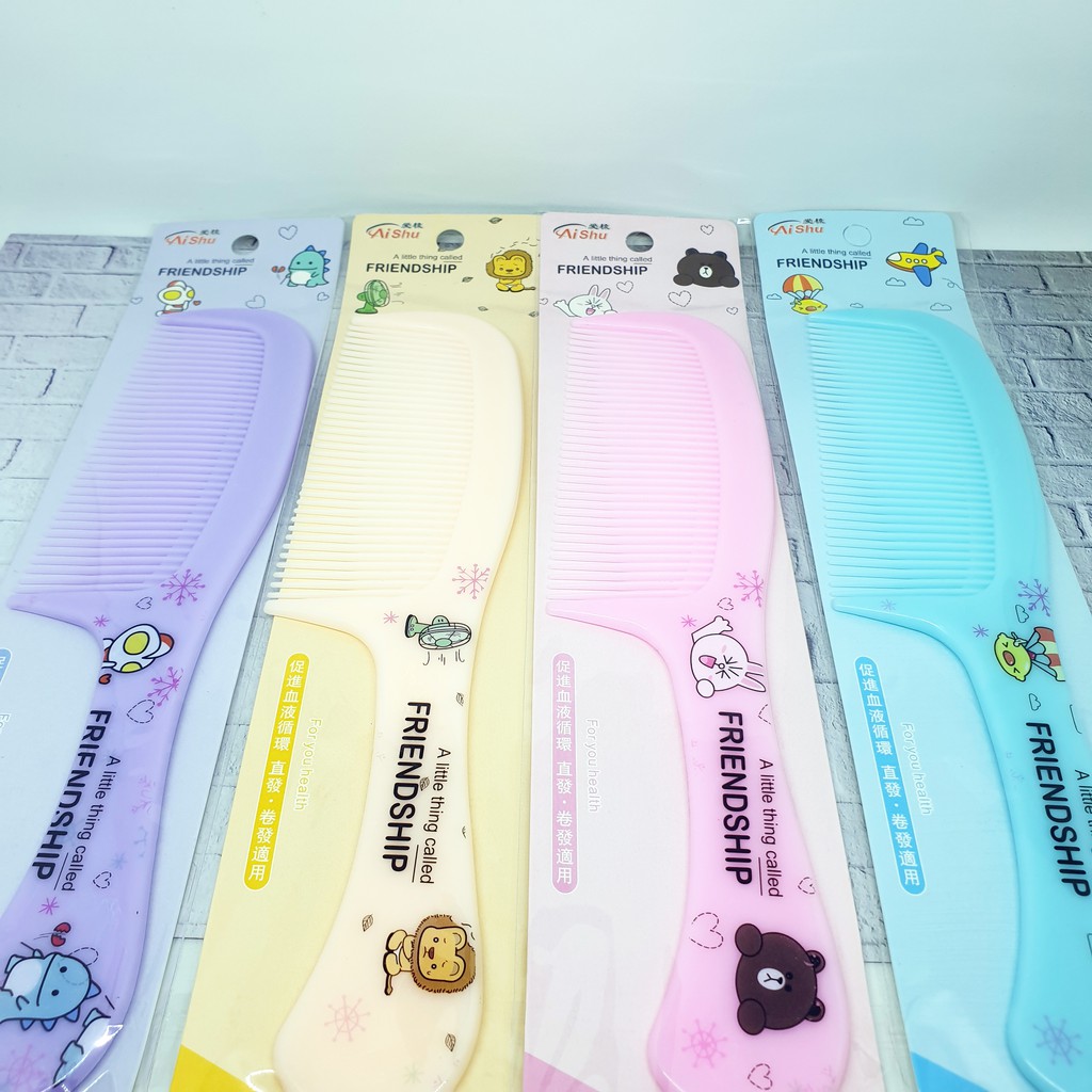 SISIR GAGANG FULL MOTIF WARNA WARNI / SISIR RAMBUT KARAKTER LUCU