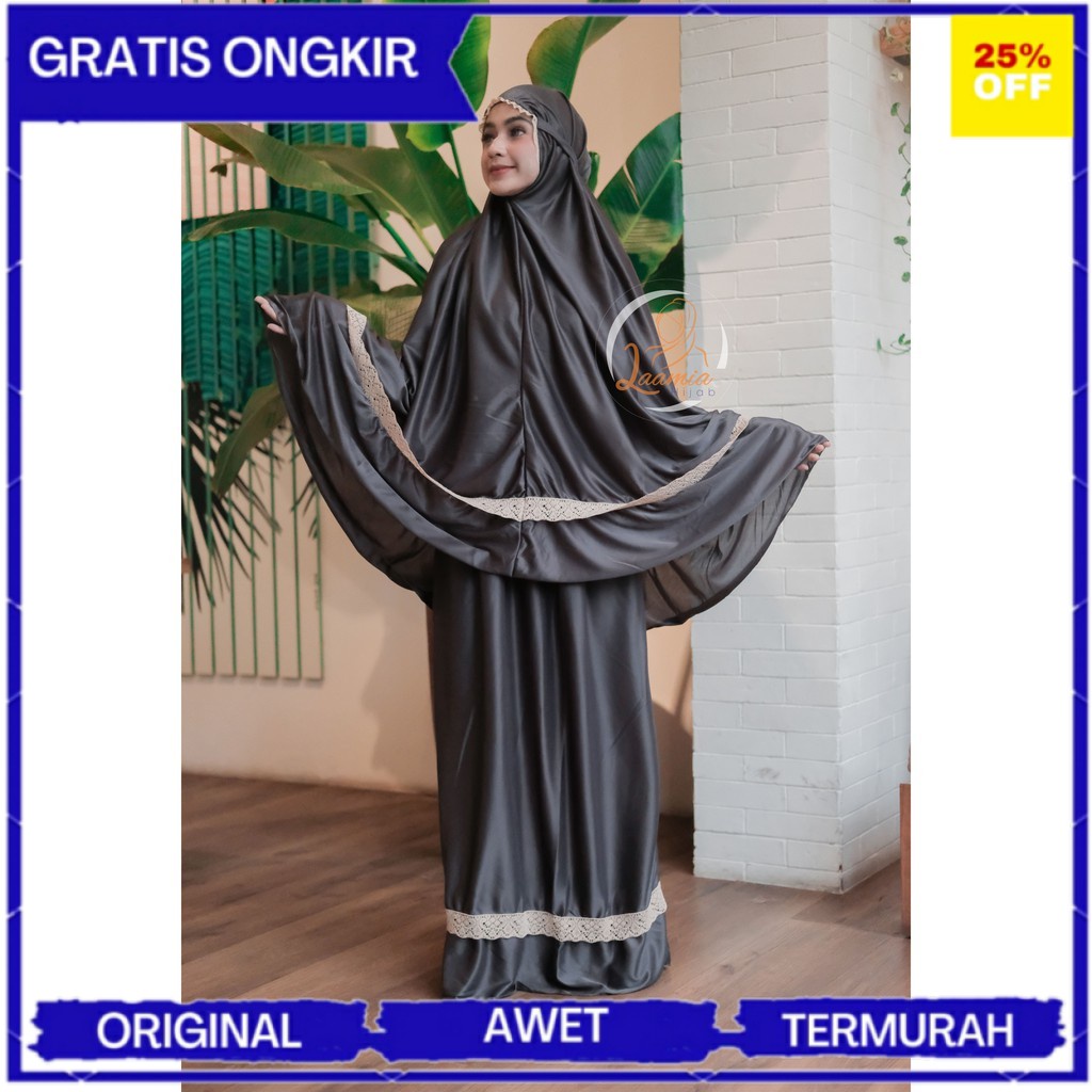 TERBARU DAN TERLARIS COD-mukena bali Zema model renda besar hyget by zamia / mukena amplop jumbo