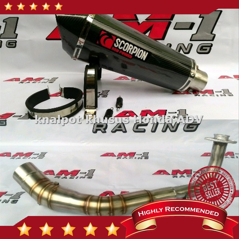 Murah Knalpot racing scorpion honda adv150 adv 150