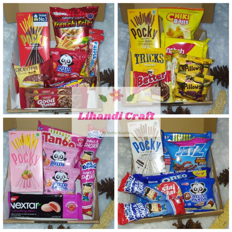 

Hampers Snack Murah Gift Box Snack Murah untuk Hadiah Wisuda LihandiCraft