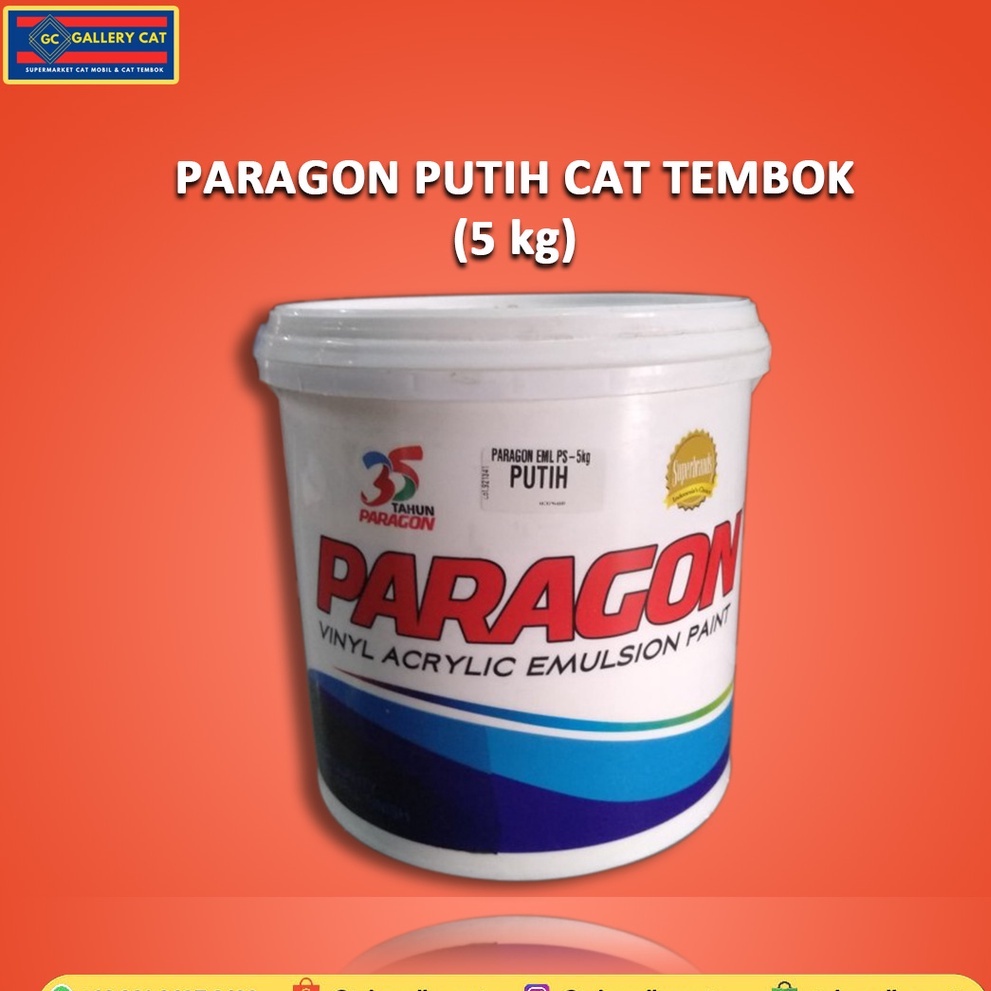 Jual Paragon Putih Cat Tembok Kg Shopee Indonesia