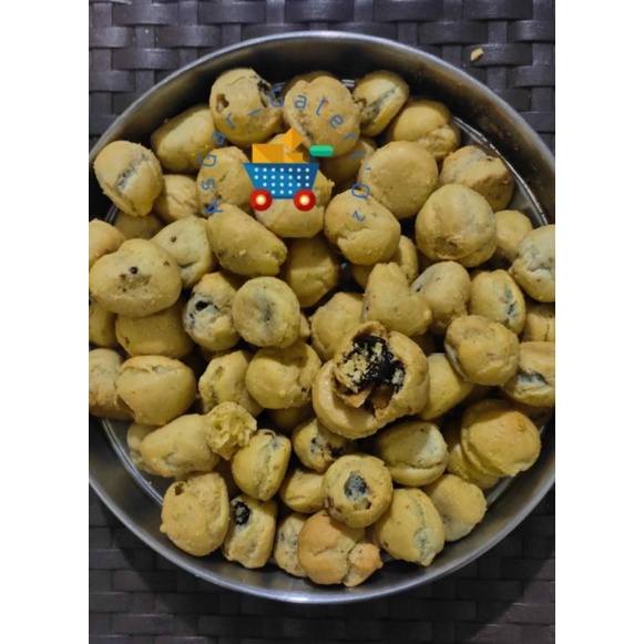 

soes coklat asli 215gr / soes isi coklat lumer premium