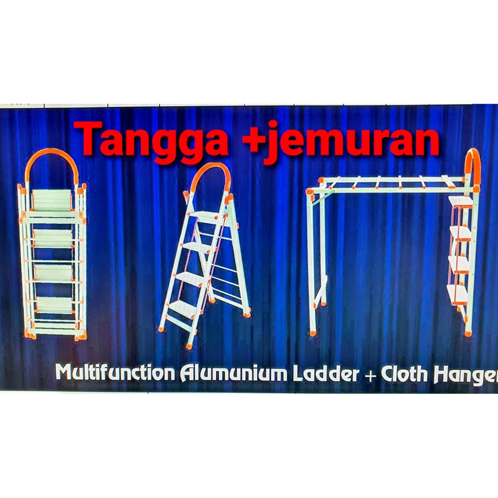 Tangga Multifungsi Jemuran Merk Dalton ML-1304 (1,5 meter)