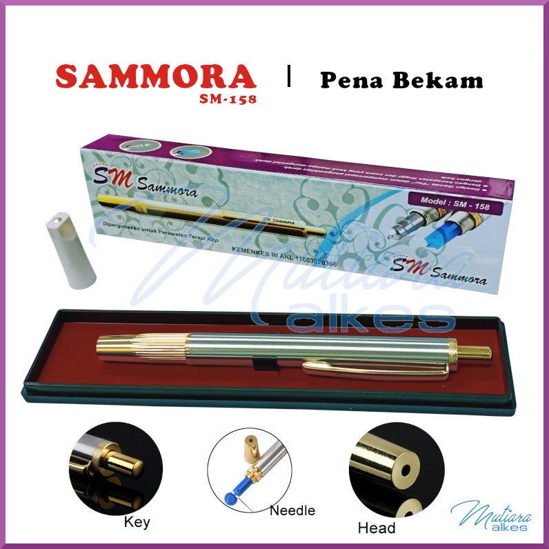 Lancing Device Stainless Steel Automatic Samora SM-158 ( Pena Bekam ) Sammora