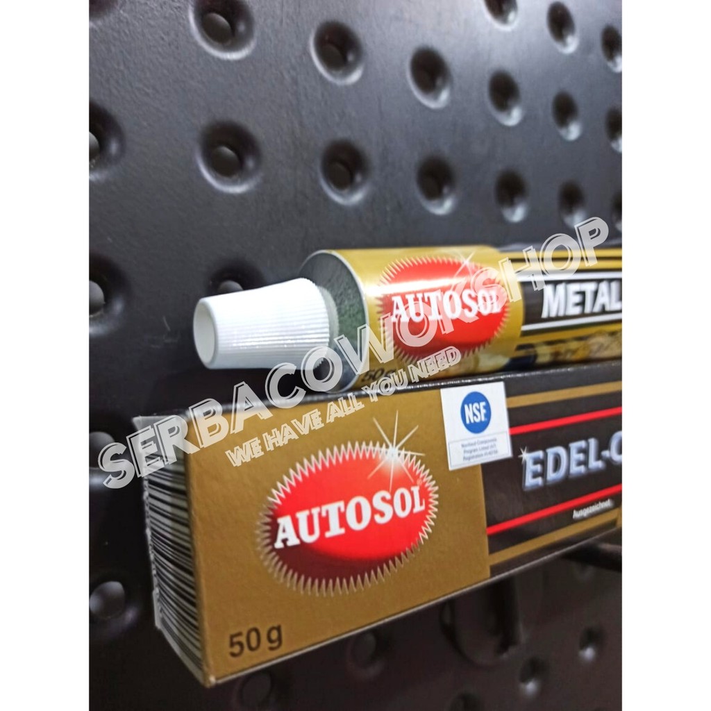 Autosol Metal Polish 50 Gram Original German Edel-Chromglanz Pembersih Pengkilap Logam Kuningan