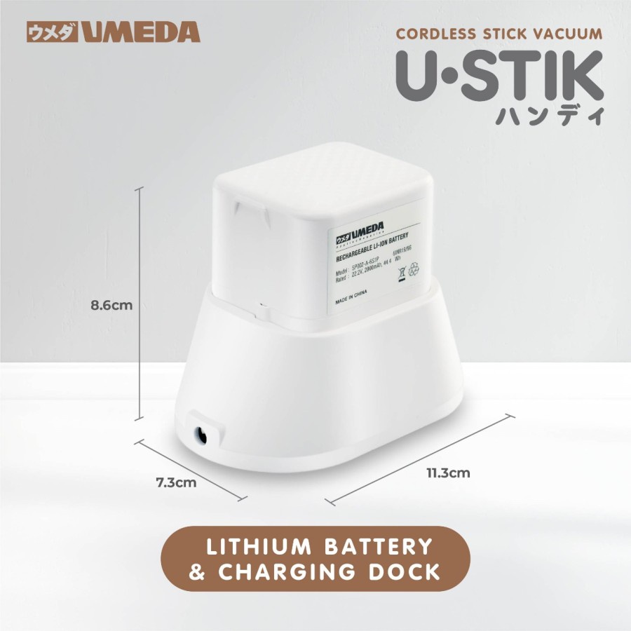 Umeda U-Stik Battery + Charging Dock