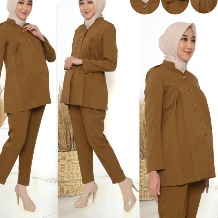 Bagus Dipakai.. Baju dinas Hamil / Baju Pemda Hamil / Baju Guru Hamil / Baju Hamil / Baju Hamil Pemd