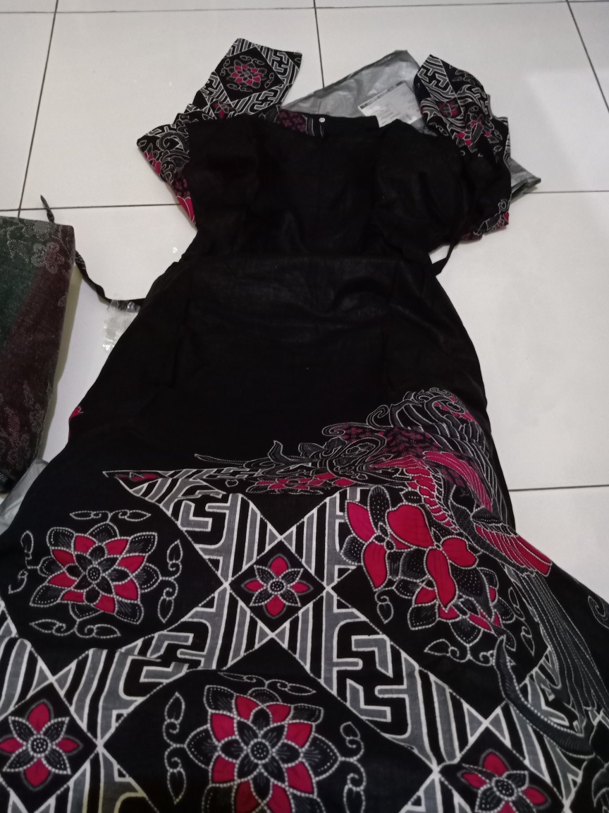 Ms Gamis Batik Sriwedari Maxi Bumil/busui Katun Sogan Allsize & Jumbo