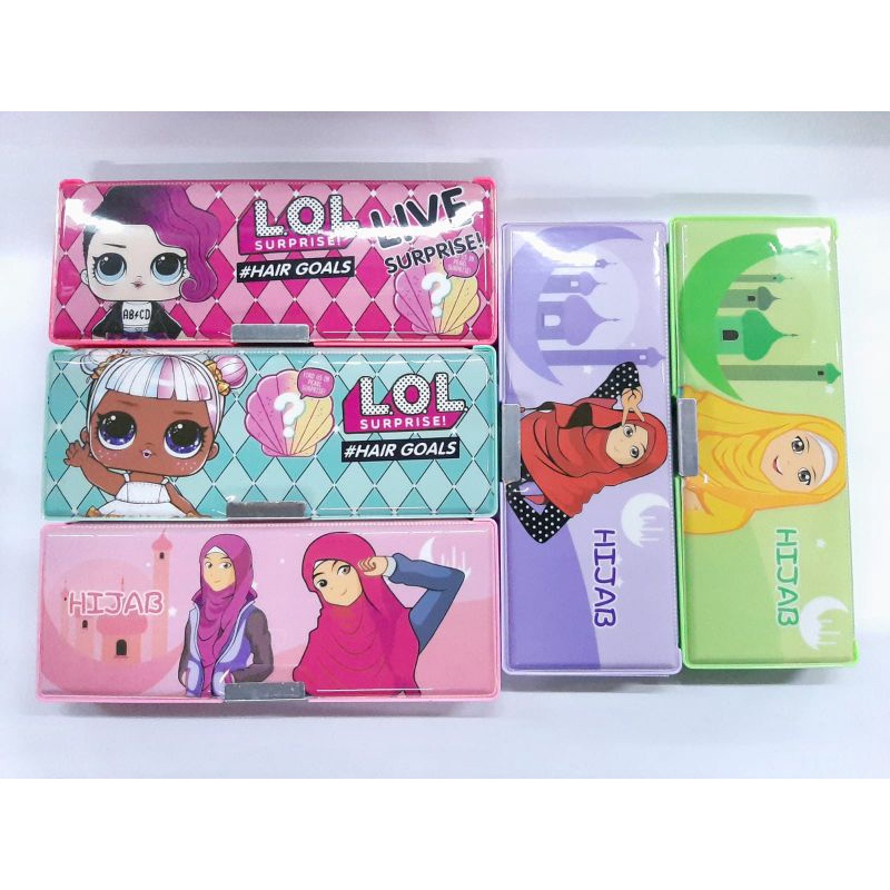 

Tempat Pensil Pencil Case Karakter Hijab LOL KM-5105-HL / CEPUK / WADAH PENSIL / PENCIL BOX MURAH