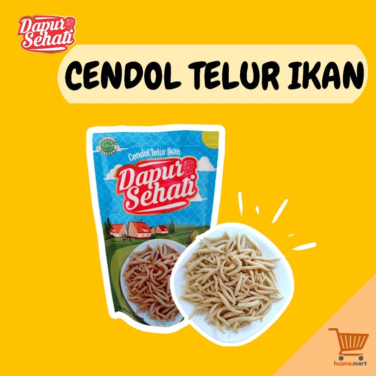 Cemilan Sehat Cendol Telur Ikan Dapur Sehati 100gr Non MSG