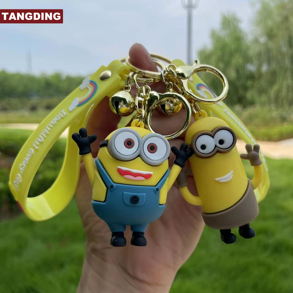 【COD Tangding】Gantungan Kunci Bentuk Kartun Minion 5 Pola Untuk Hadiah