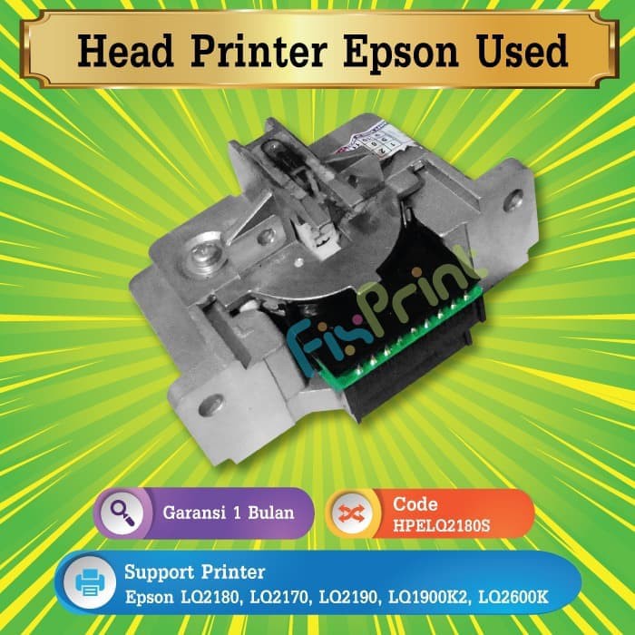 Print Head Printer Epson LQ2190 LQ2180 LQ2170 Printhead Dot Matrix LQ-2190 LQ-2180 LQ-2170 Ori Used