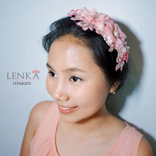 [STOK TERBATAS] AKSESORIS PENGANTIN WEDDING HAIRPIECE PESTA BRIDESMAID HPM003