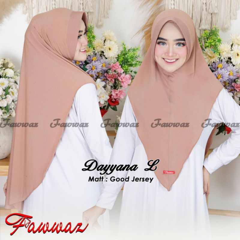 Fawwaz L Dayyana Khimar lancip hijab jilbab