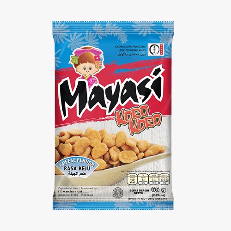 

MAYASI KACANG ALA JEPANG KORO KEJU 65G