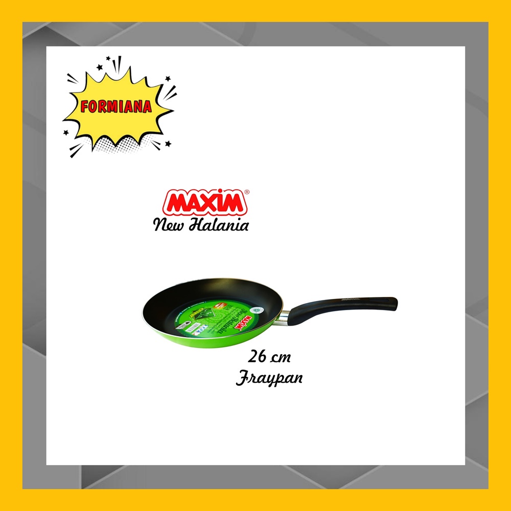FM - Maxim wajan halania frypan 26 cm HALAL CERTIFIED Teflon Non-Stick Coated / PENGGORENGAN
