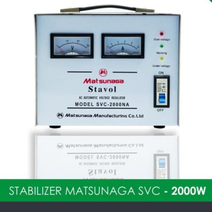 53Ah |  stabilizer matsunaga 2000 va 2000 watt 2000 w / stavol matsunga 2000w  | ABSt