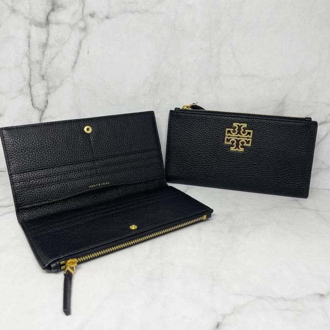DOMPET WANITA TB BRITTEN SLIM ENVELOPE WALLET BLACK