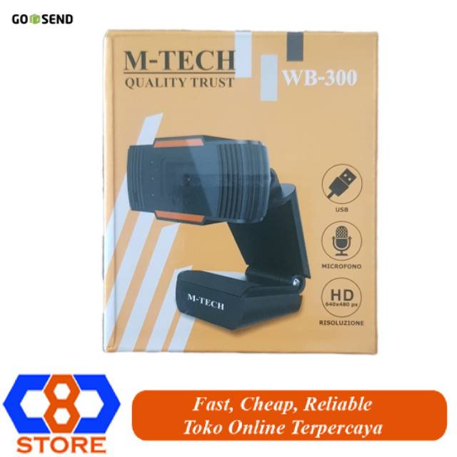 WEBCAM MTECH WB300 M-TECH WB-300 HD 480P