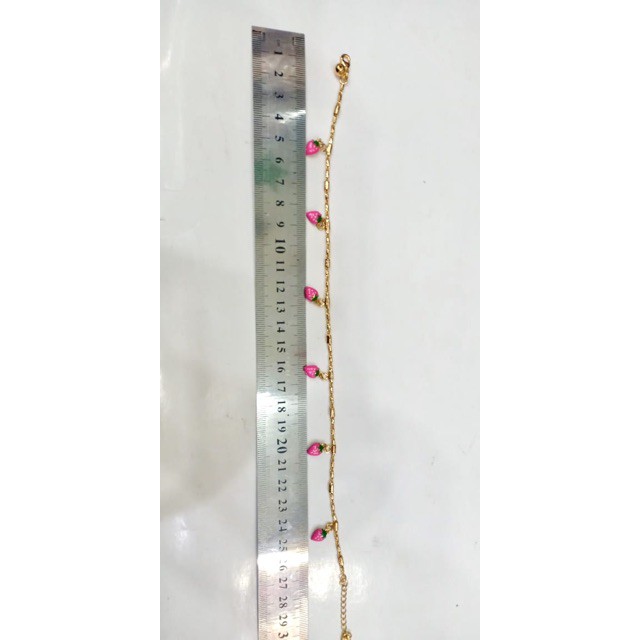 Gelang kaki jurai jurai gelang kaki wanita lapis emas xuping