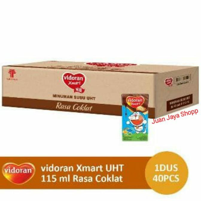 

BISA BAYAR DITEMPAT VIDORAN XMART SUSU UHT COKLAT 115ml (40 pcs/Karton)