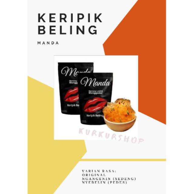 

KERIPIK BELING MANDA