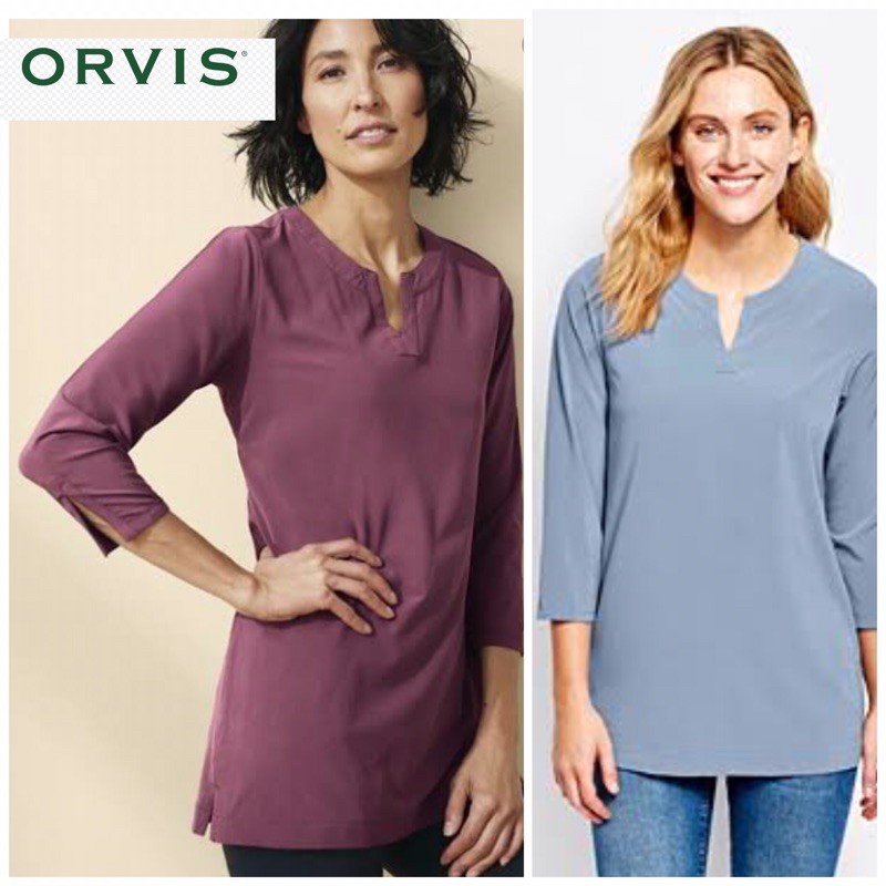 kemeja orvis lengan panjang marun dan biru