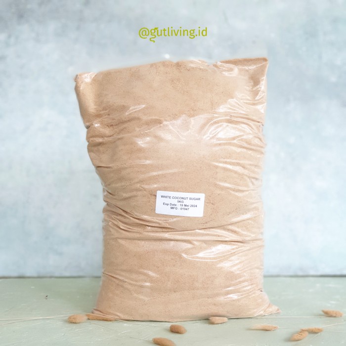 

White Coconut Sugar 5kg Nucifera Gula Kelapa Putih