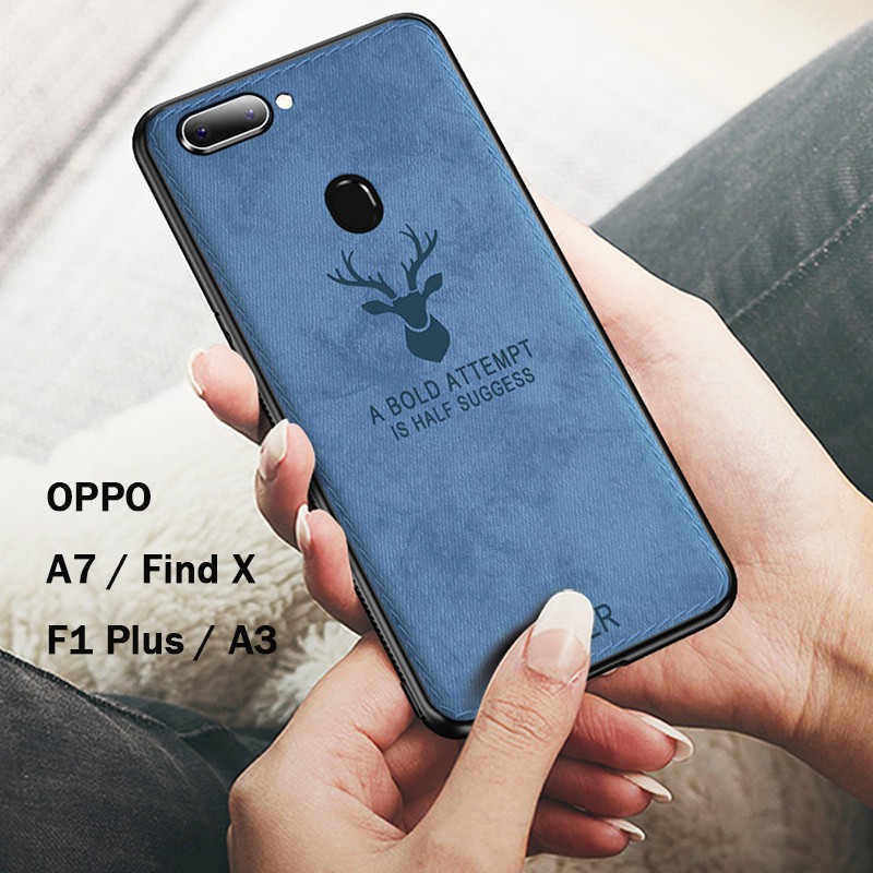 Casing OPPO A93 A92 A55 A53 A52 A31 A5 2020 A9 2020 Find X3 Pro Deer