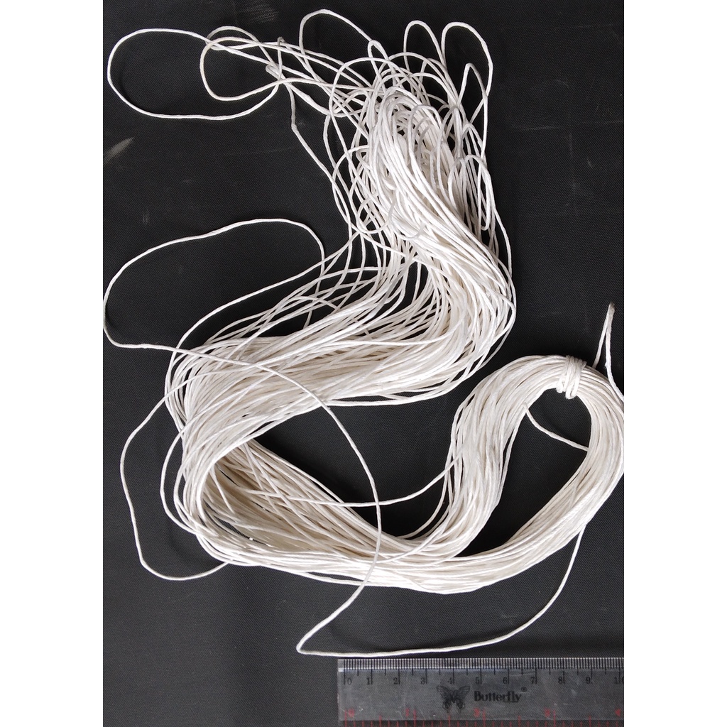 Tali Semi Kulit 1mm putih