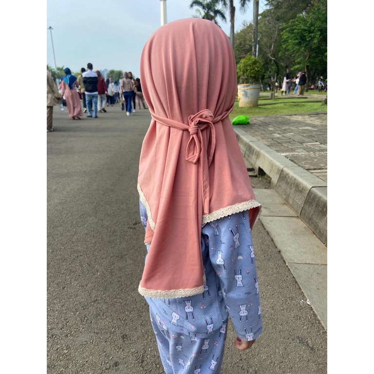 jilbab bergo renda anak good jersey