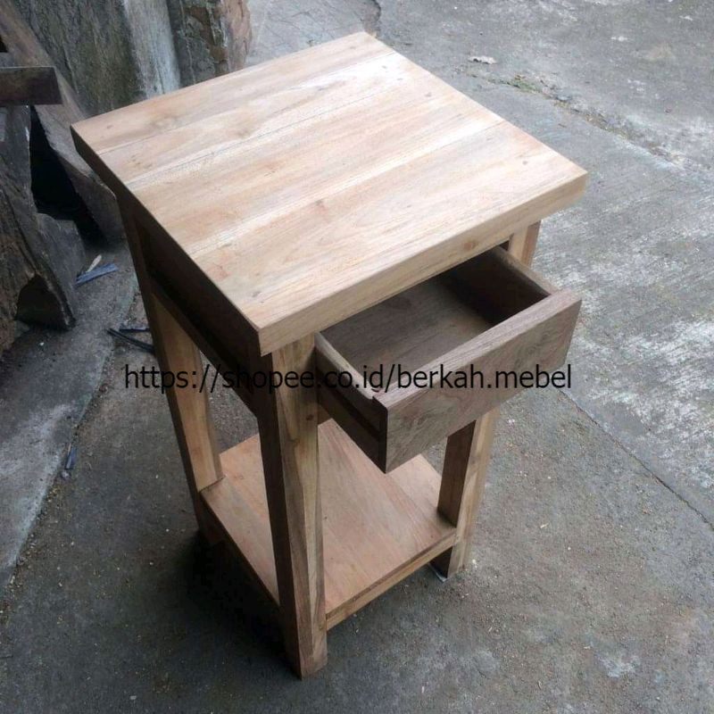 Meja Dispenser Meja Dispenser Kayu Jati