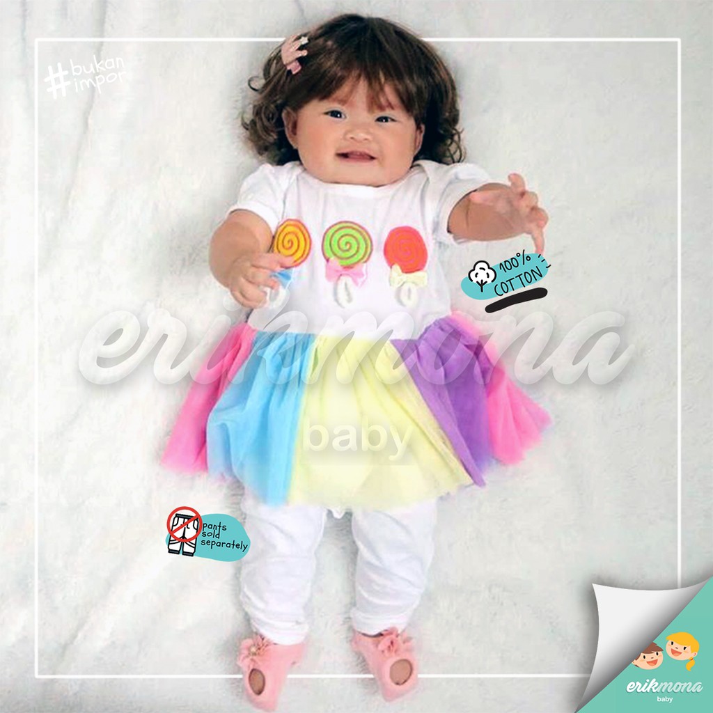 baju bayi jumper bayi baju anak lucu model lolipop