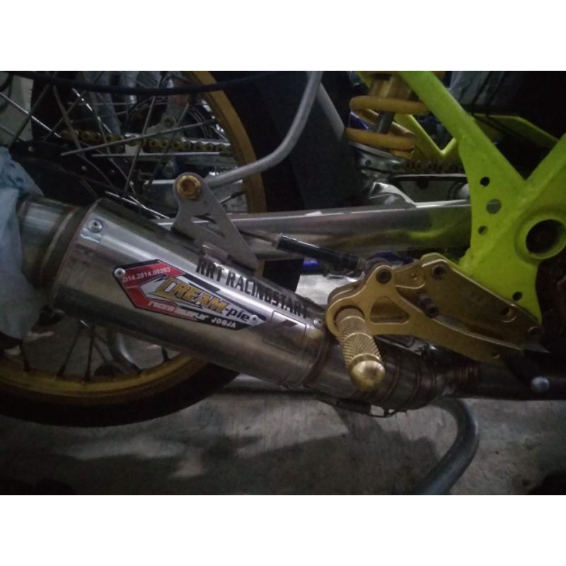 Knalpot CREAMPIE Fu 200cc ex lurus &amp; ex sampinh