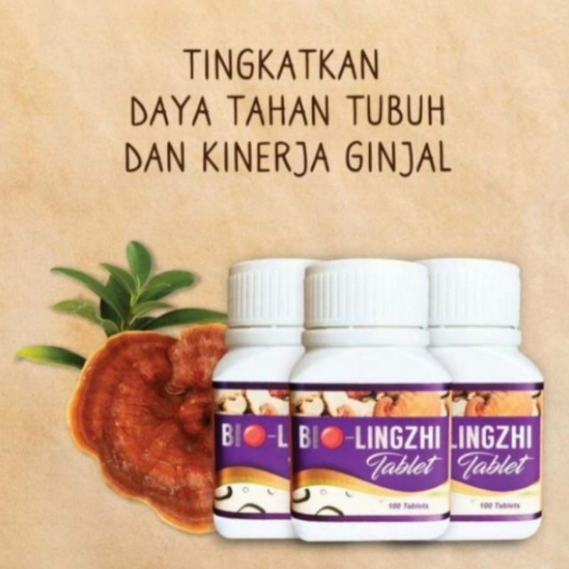 BIO LINGZHI Original Obat Herbal Mengatasi Gejala Asam Urat Dan Ginjal.