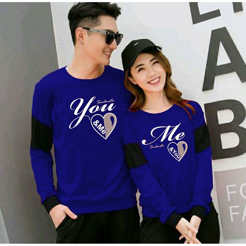 CP Soulmate bV / Baju pasangan wanita pria / Couple soulmate