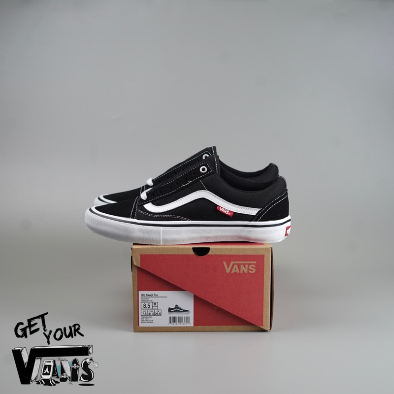 Vans Old Skool Pro Black White Original 100% Bnib